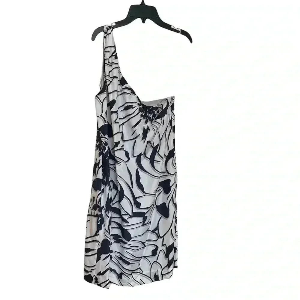Banana Republic one  shoulder dress sz 10